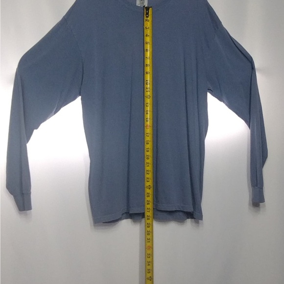 Comfort colors Men's Blue Long Sleeve Shirt size XL pre owned good condition - Picture 11 of 11